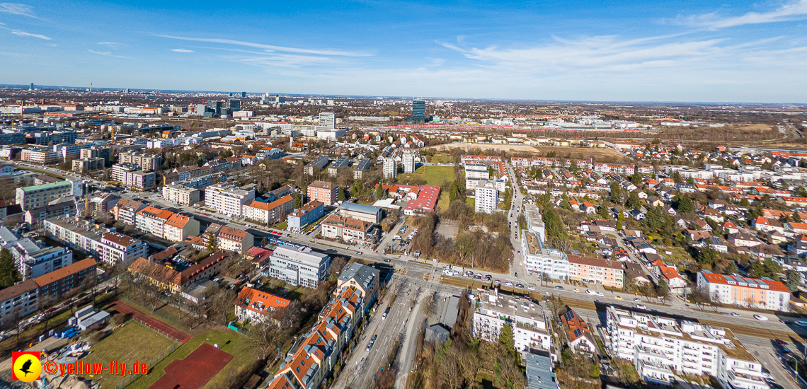 20.02.2023 - der Hachinger Bach zwischen Berg am Laim und Neuperlach
